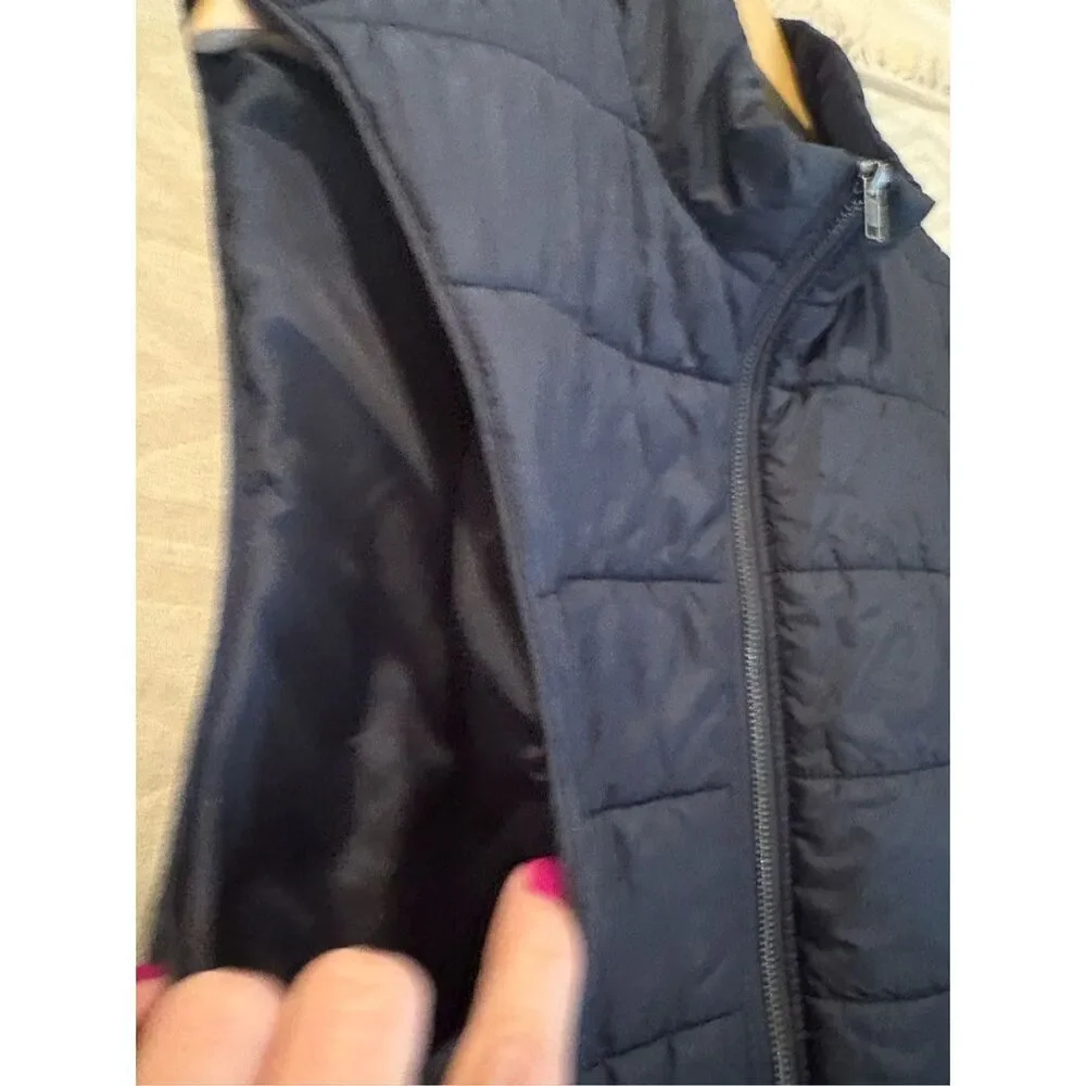 NEXT Signature Mens Black Puffer Vest Italian Fabric‎ Sleeveless Jacket